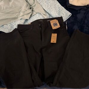 Curve Appeal Black Straight Leg Jeans